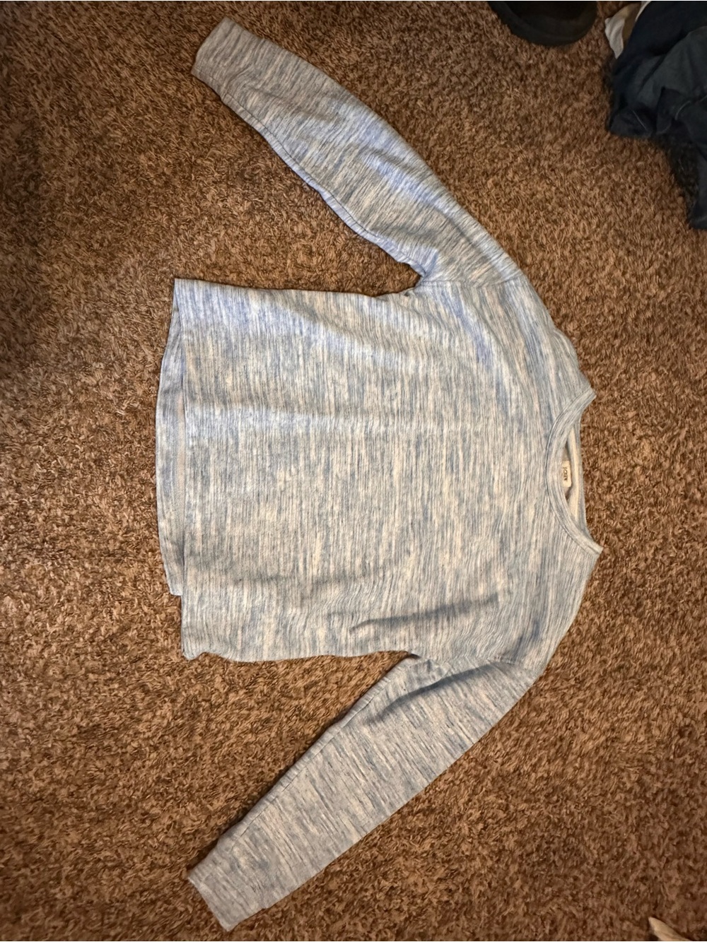 J. Crew Light Blue Heather Crewneck Sweatshirt